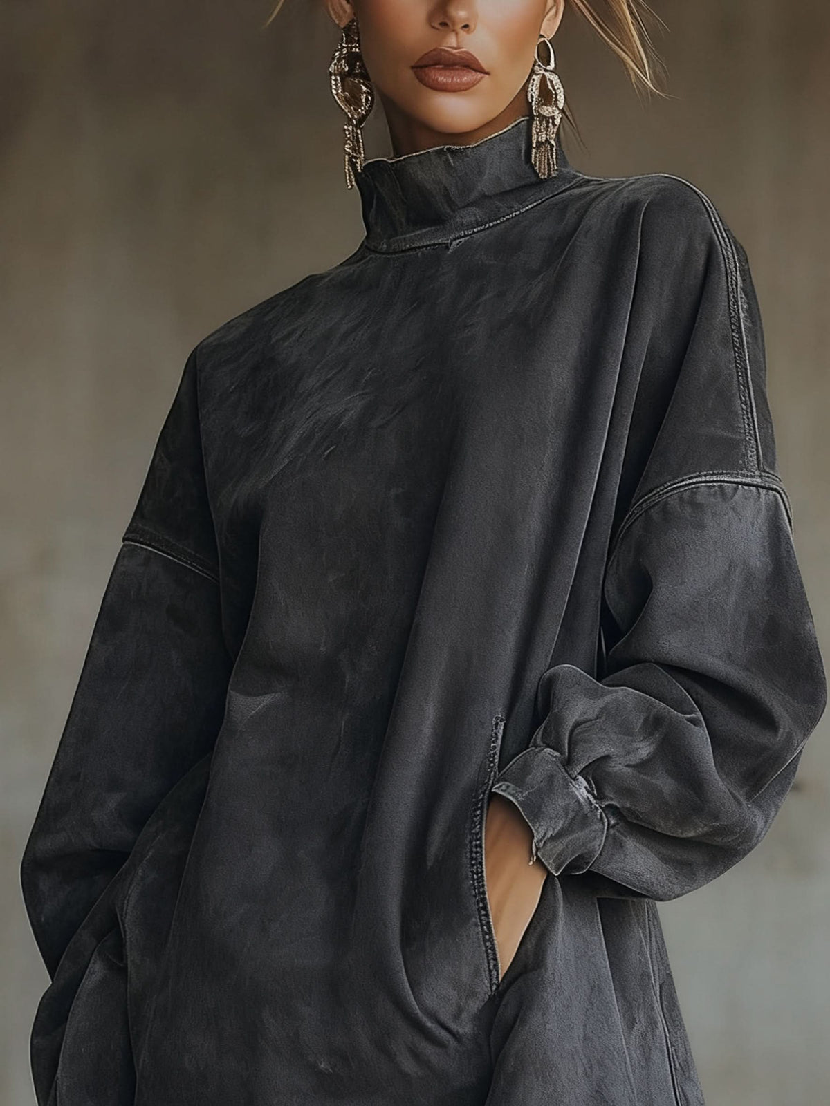 LUCIA TURTLENECK DRESS