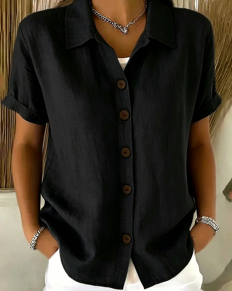 Aurelia | Classic Button-Up Shirt