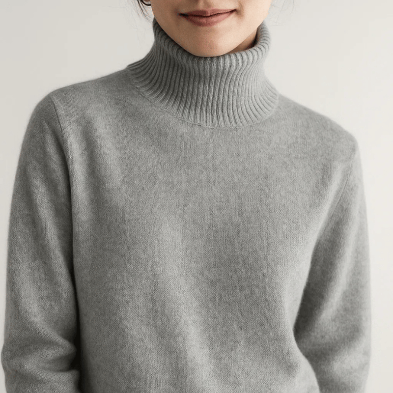 AURORA CASHMERE TURTLENECK SWEATER