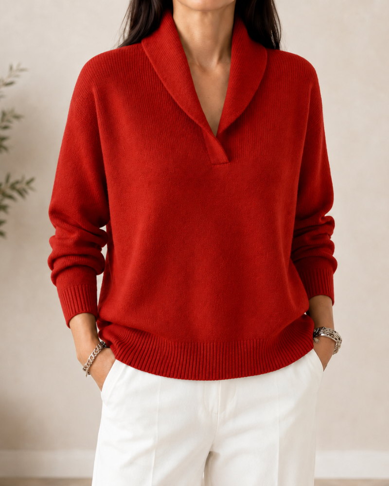 Dorothy V-Neck Knit Sweater