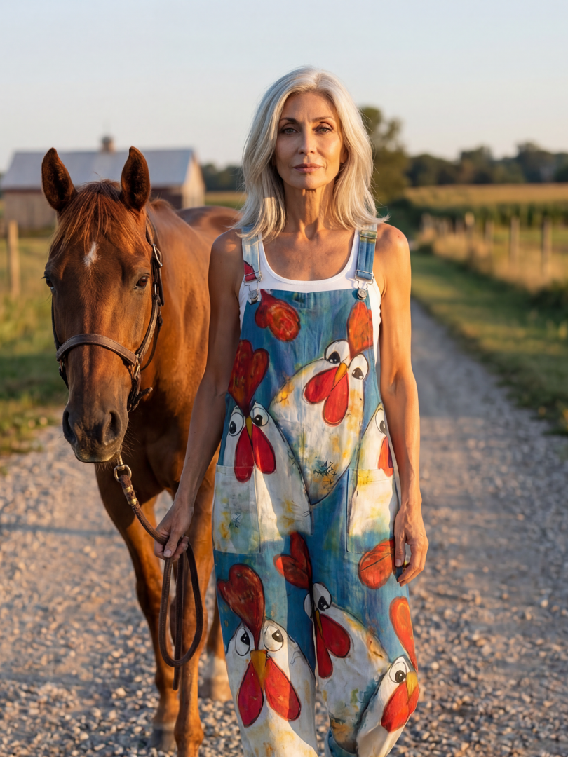 Ilaria | Playful Motif Jumpsuit