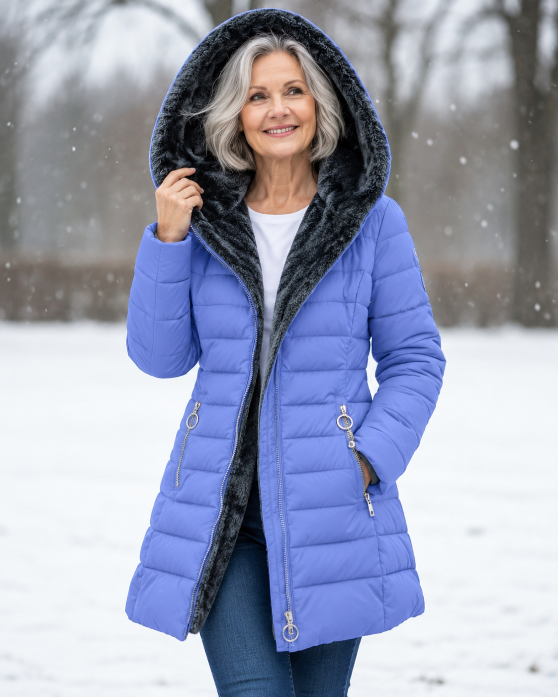 Marga™ | Warm Quilted Hooded Winter Coat
