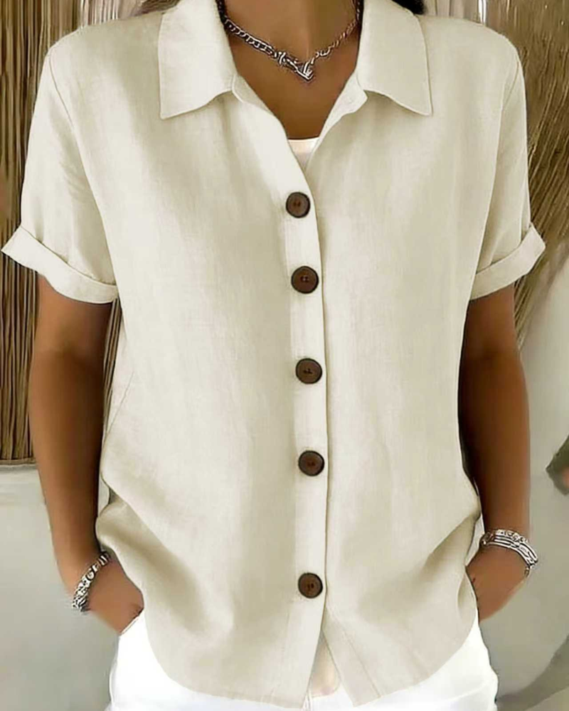Aurelia | Classic Button-Up Shirt