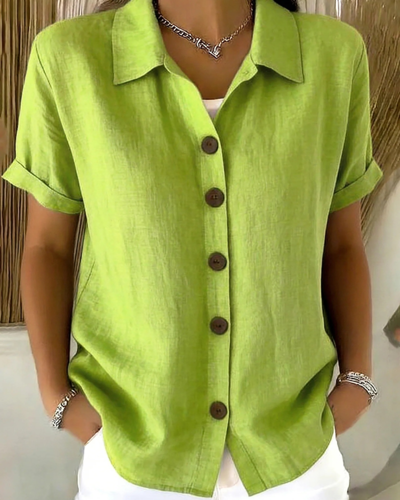 Aurelia | Classic Button-Up Shirt