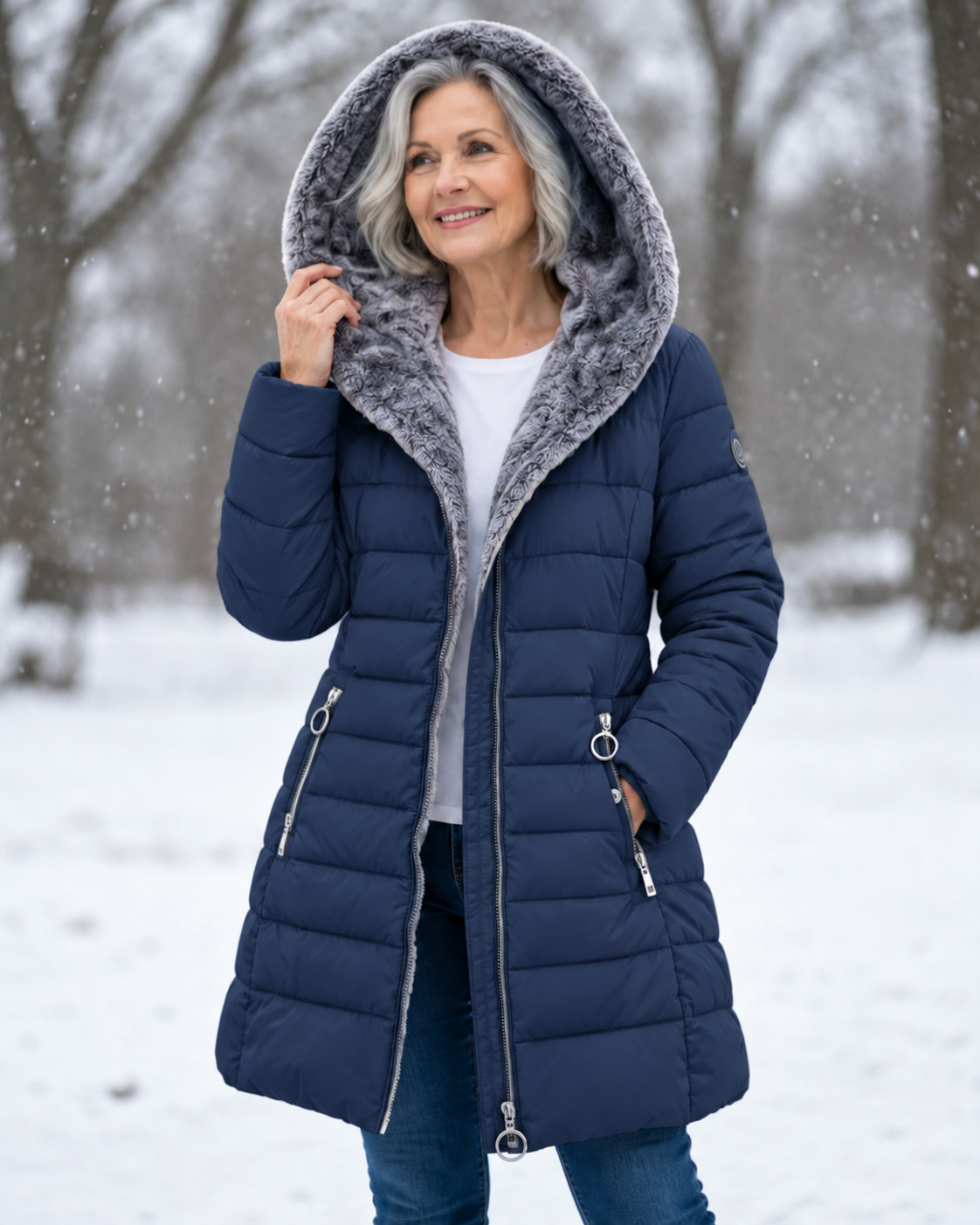 Marga™ | Warm Quilted Hooded Winter Coat