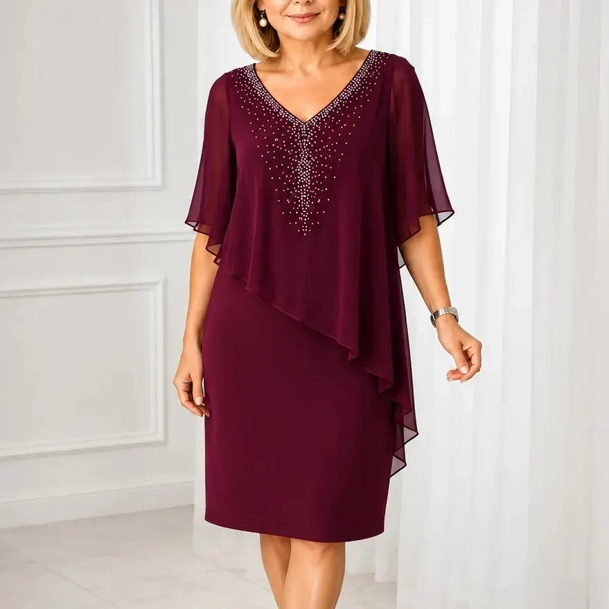 Eliza – Elegant Draped Dress