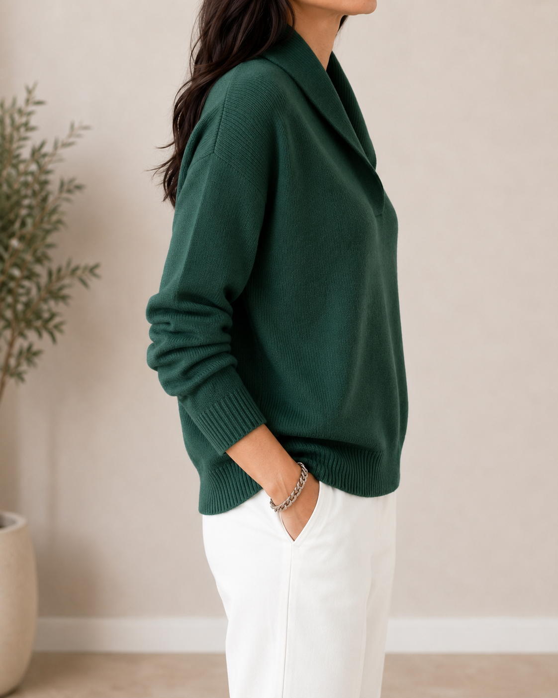 Dorothy V-Neck Knit Sweater