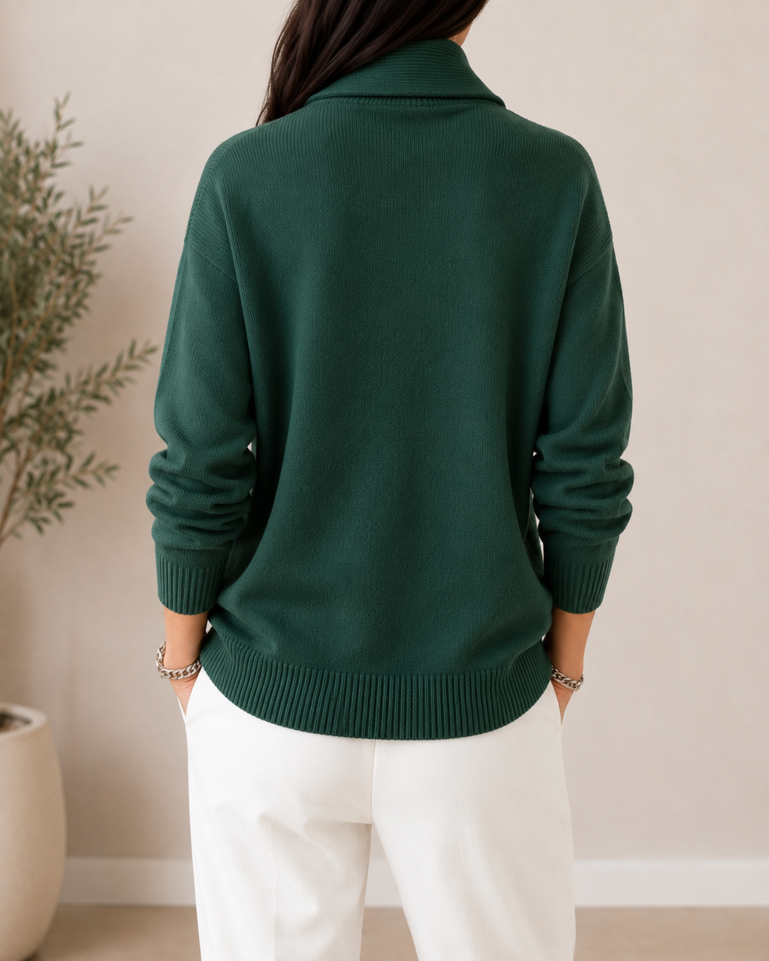 Dorothy V-Neck Knit Sweater