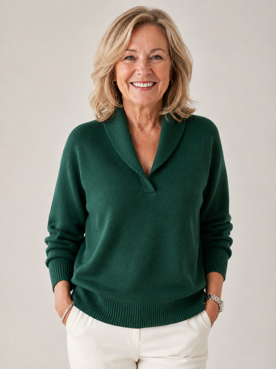 Dorothy V-Neck Knit Sweater