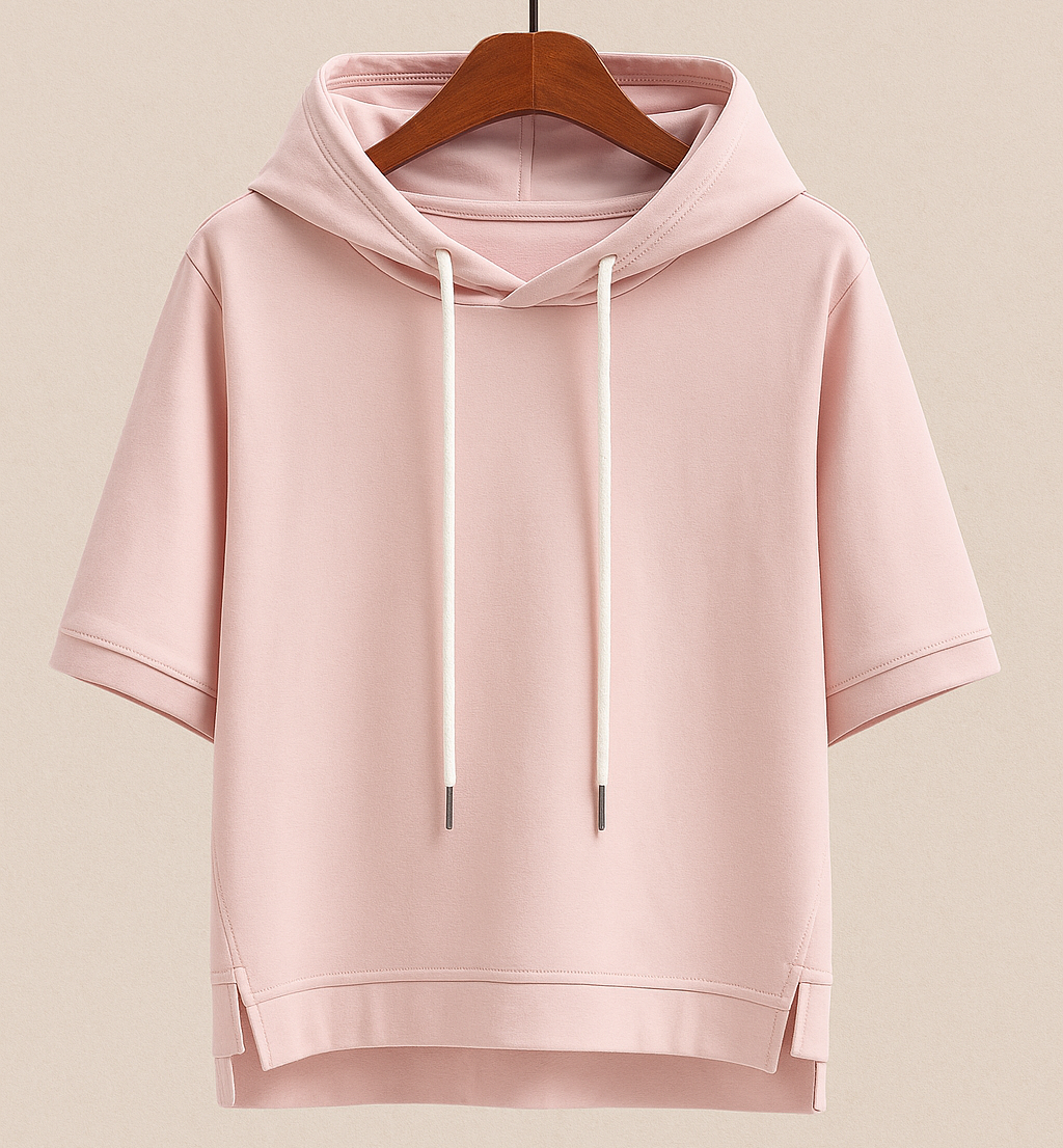 ALISON SHORT SLEEVE HOODIE