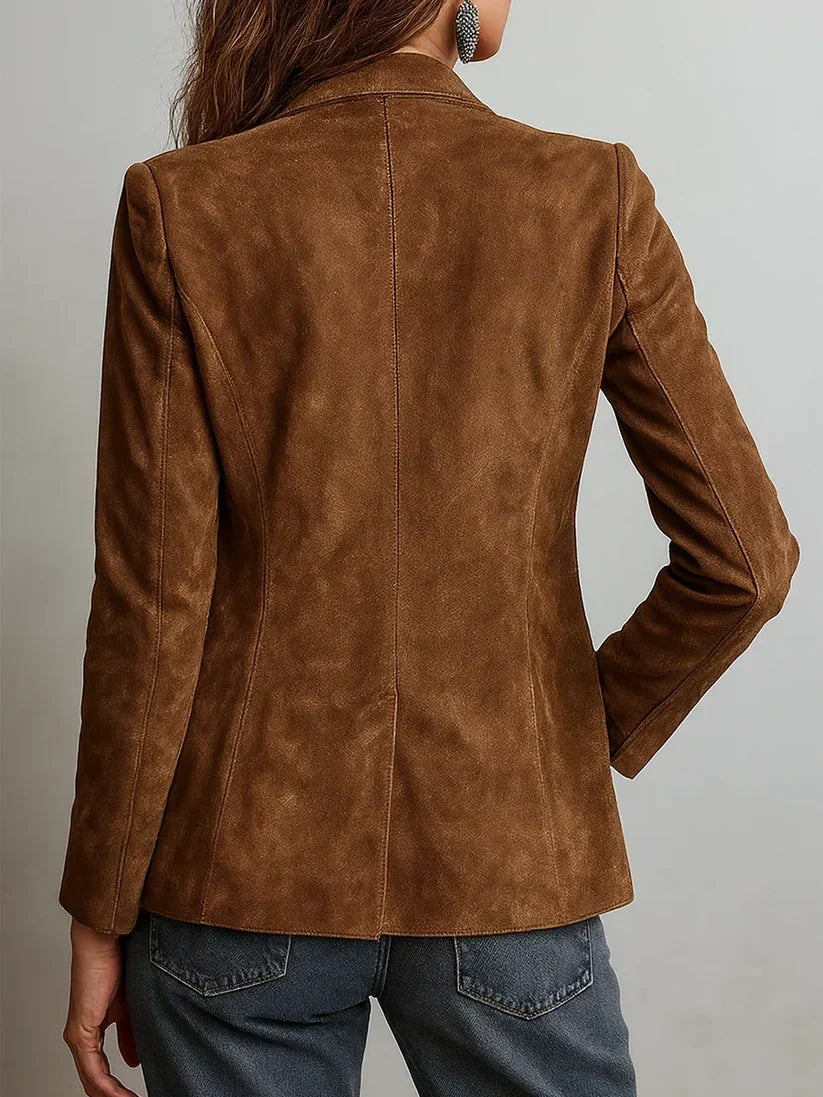 Cristina Vintage Brown Blazer