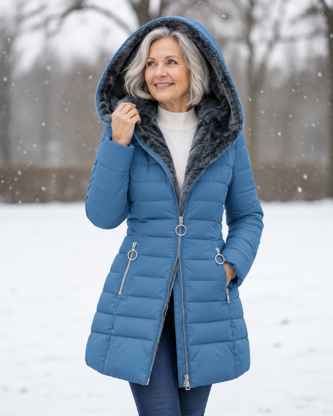 Marga™ | Warm Quilted Hooded Winter Coat
