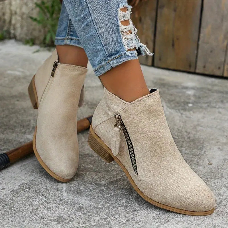 SYLARA | SUEDE ANKLE BOOTS
