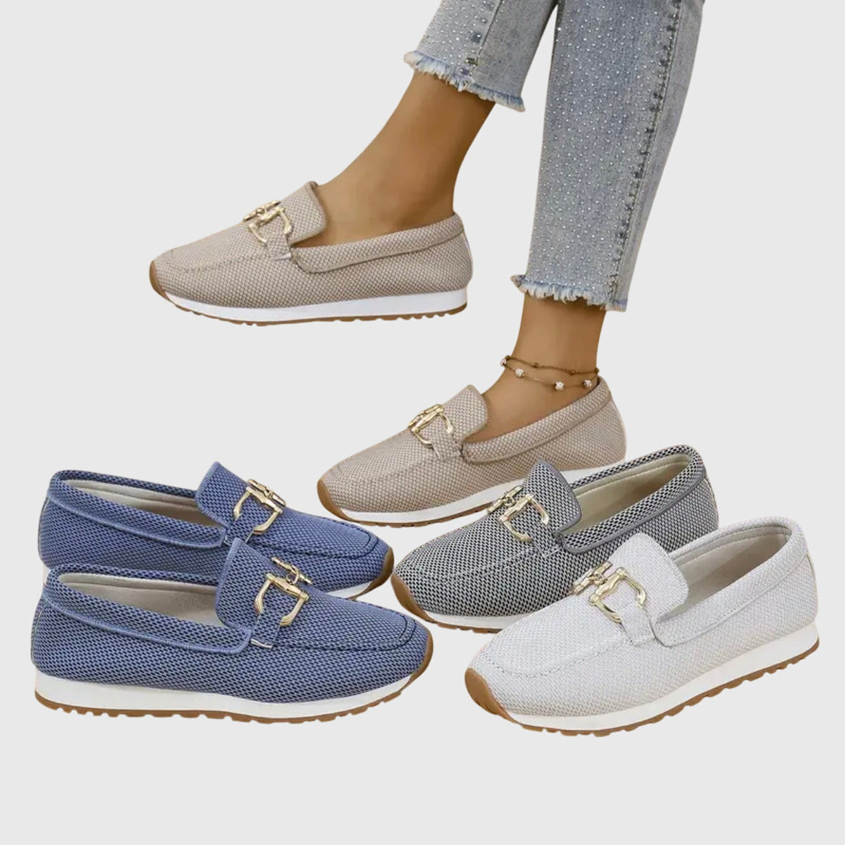 Elsie - Orthopaedic Loafer Trainers