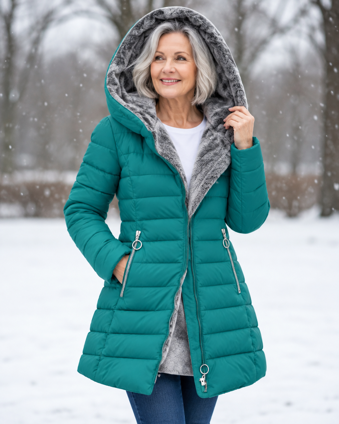Marga™ | Warm Quilted Hooded Winter Coat
