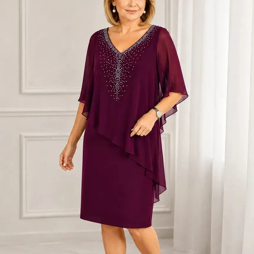 Eliza – Elegant Draped Dress