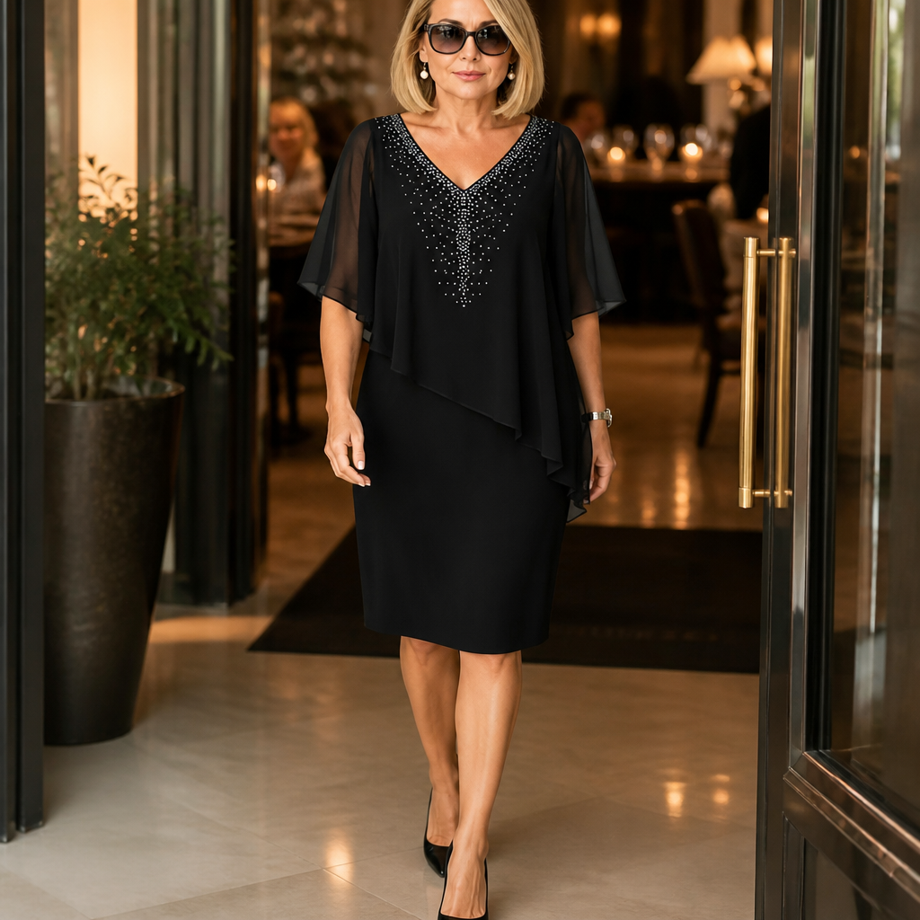 Eliza – Elegant Draped Dress