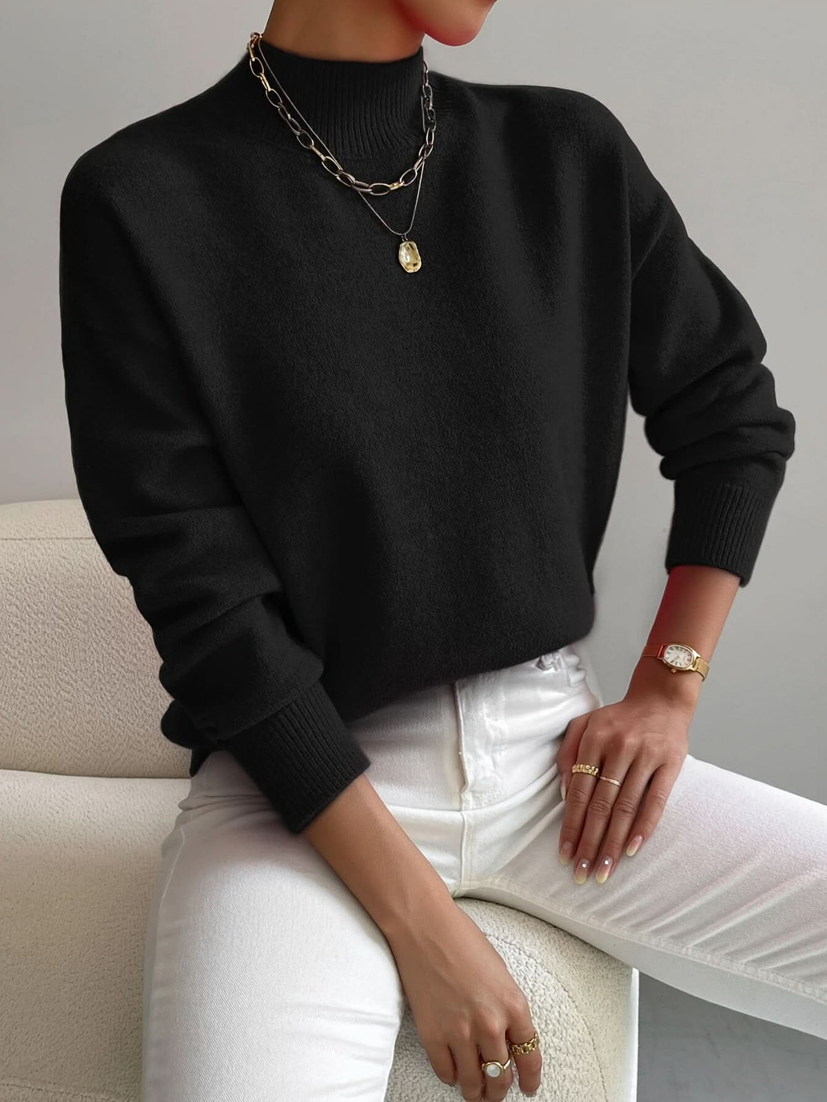 SERAPHINE ROLL NECK JUMPER