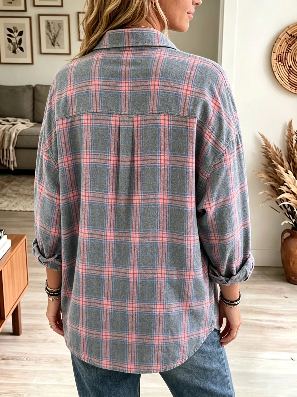 Rose-Marie | Soft Plaid Flannel Shirt