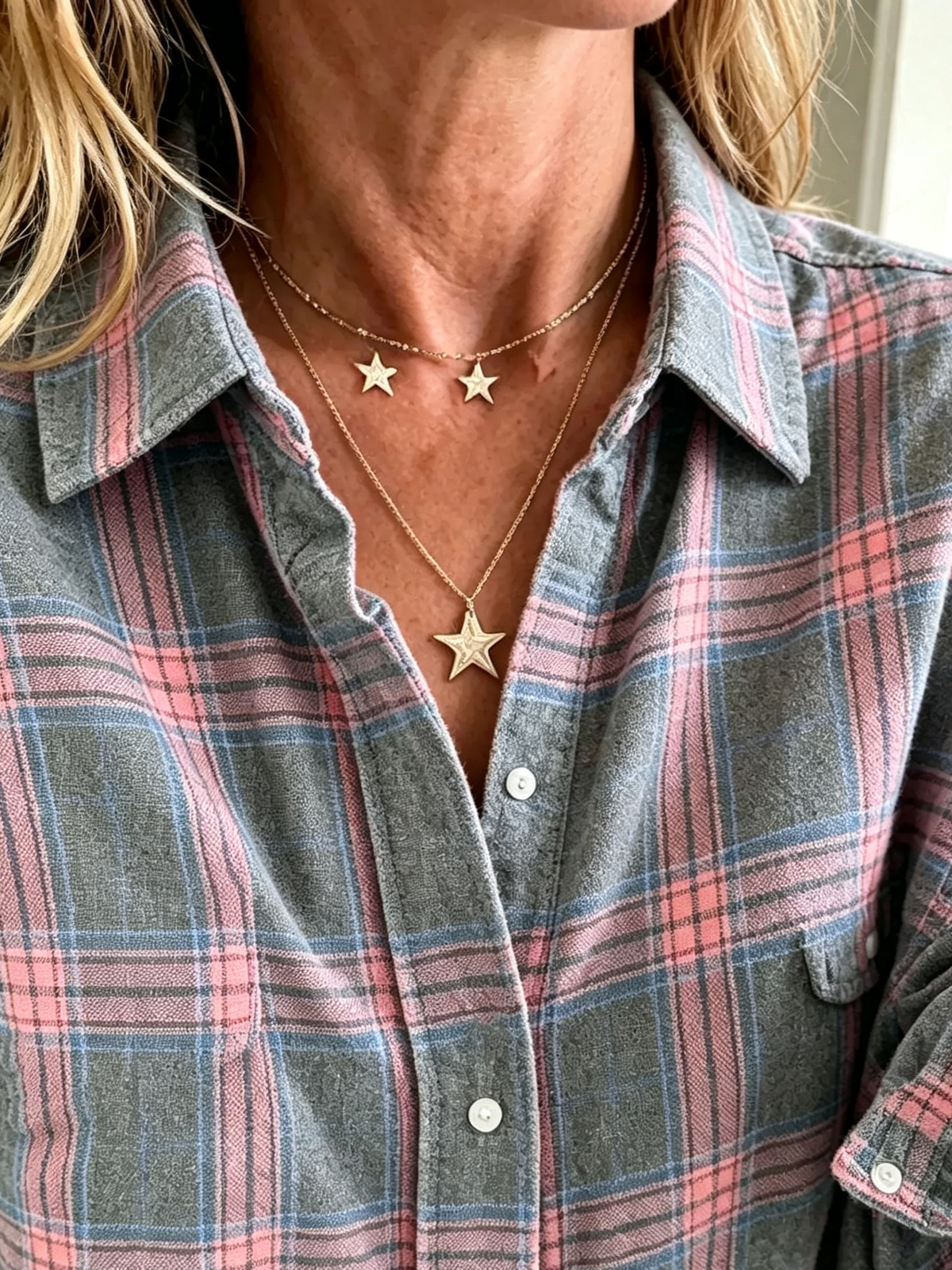 Rose-Marie | Soft Plaid Flannel Shirt