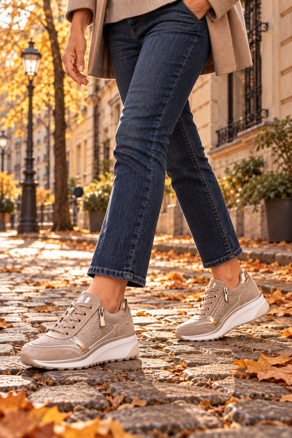 Ricarda™ | Comfortable Side-Zip Sneakers