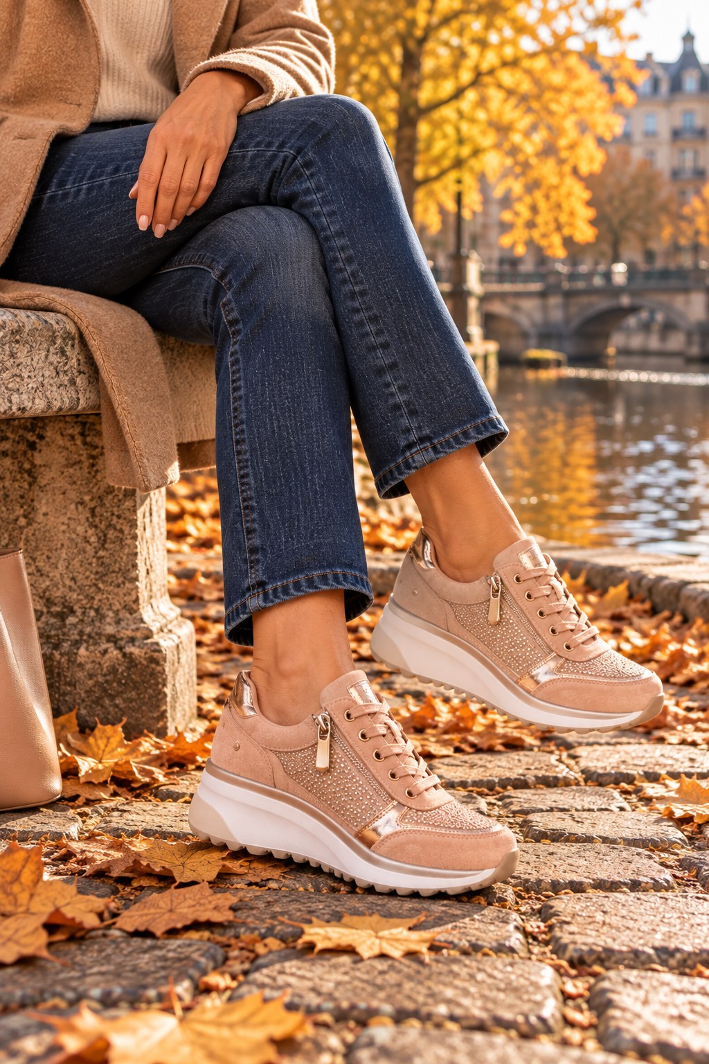 Ricarda™ | Comfortable Side-Zip Sneakers