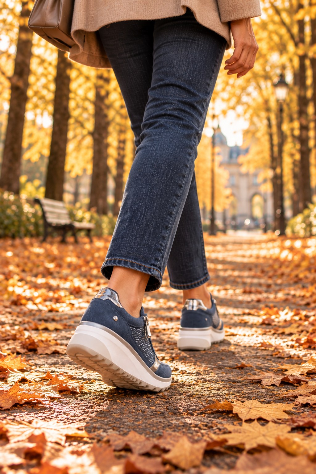 Ricarda™ | Comfortable Side-Zip Sneakers