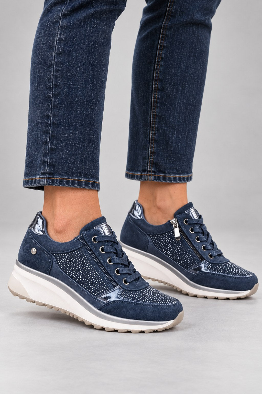 Ricarda™ | Comfortable Side-Zip Sneakers