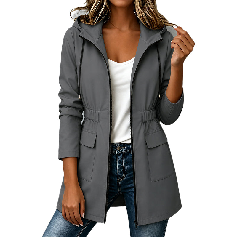 Suzie | Waterproof Hooded Rain Jacket