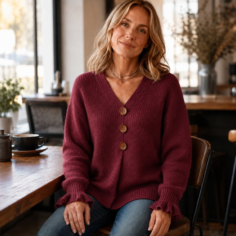 Maira | V-Neck Knitted Jumper